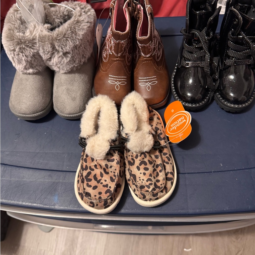 Stylish Baby Boot Collection - Gray, Brown, Black, Leopard